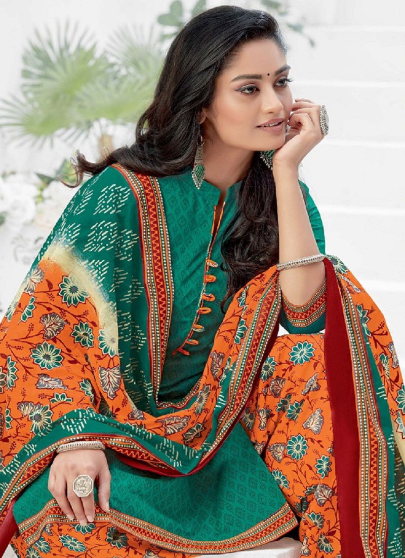Shivani Pakhi 11 Regular Wear Cotton Printed Ready Made Salwar Suit Collection
