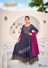 Rang Leela By Banwery Rayon Embroidery Gown With Dupatta Exporterts In India
