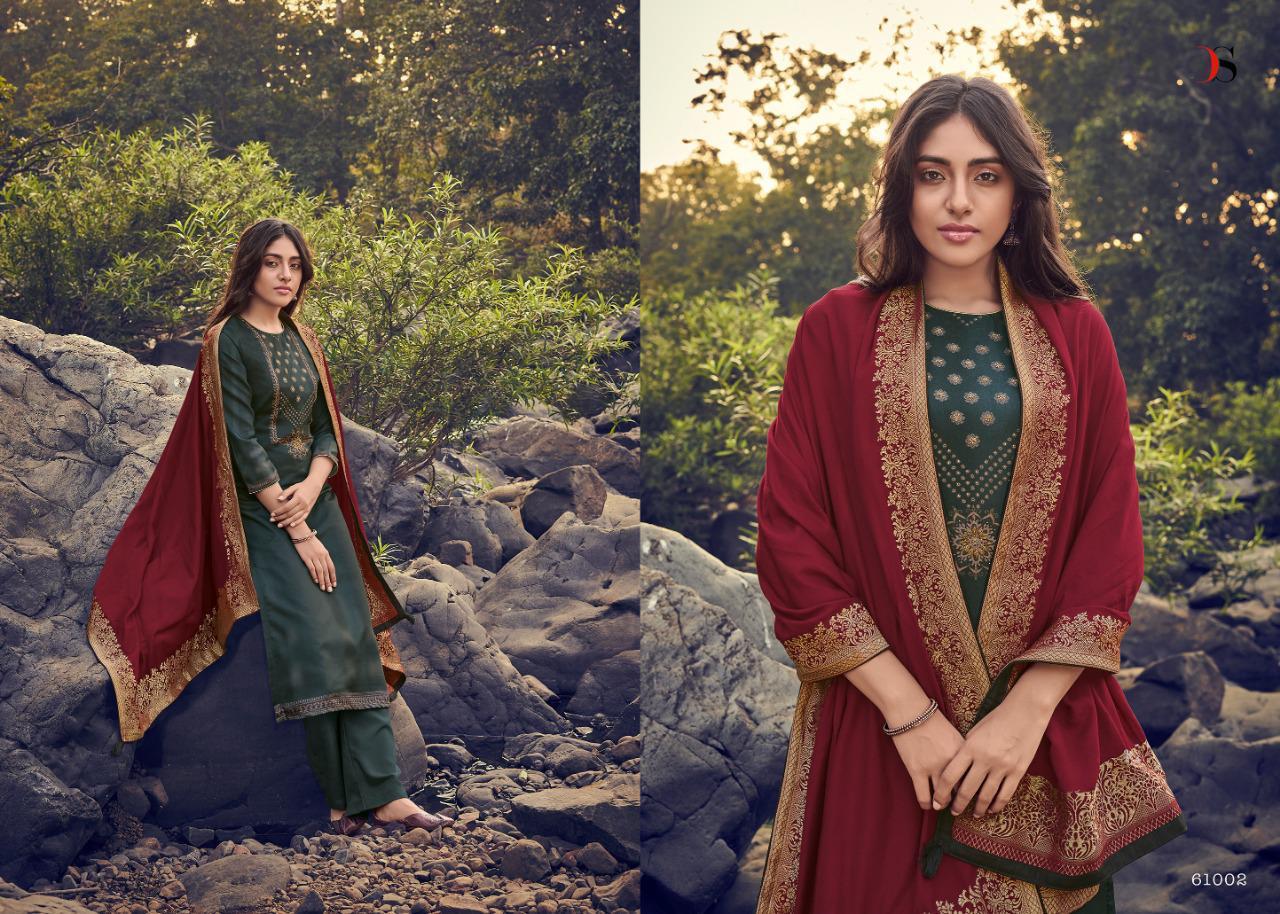 Deepsy Ahana Jam Cotton Digital Print with Khat Handwork Pakistani Designer Salwar Suit Collections