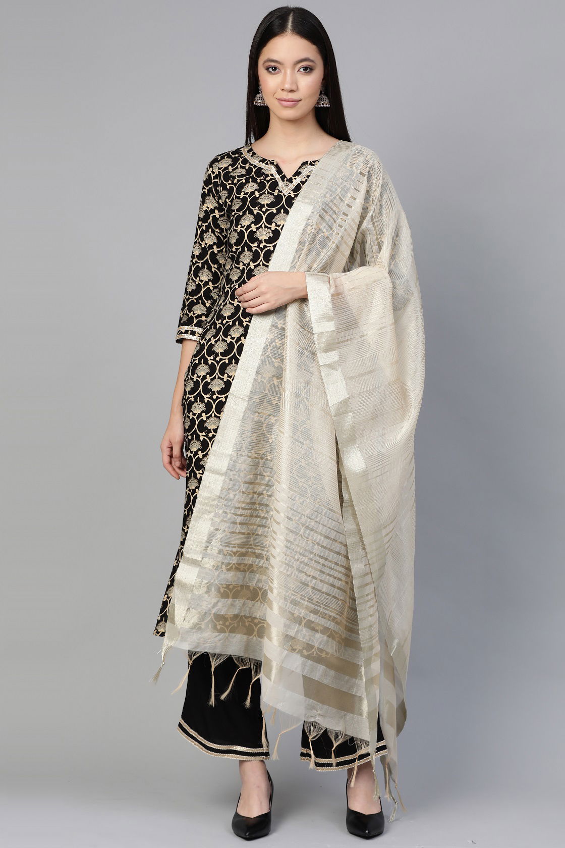 Colors Of Era 5 Latest Casual Wear Ready - Made Printed Pure Cotton Plazzo Suit Collection