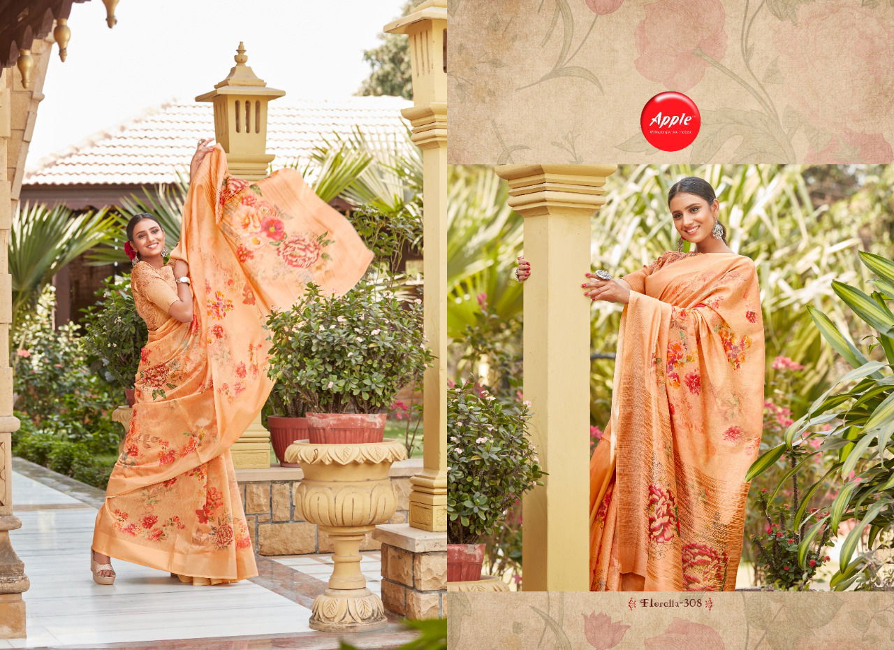 Fellatio Vol-3 Latest Fancy Designer Casual Wear Soft Cotton Silk Digital Printed Saree Collection 