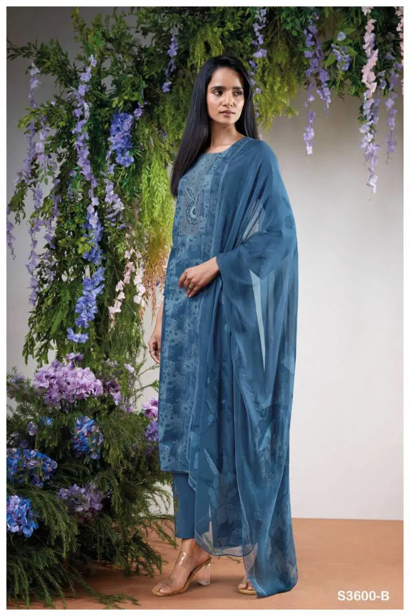 Anoura By Ganga Cotton Printed Embroidered Salwar Kameez Online Wholesale