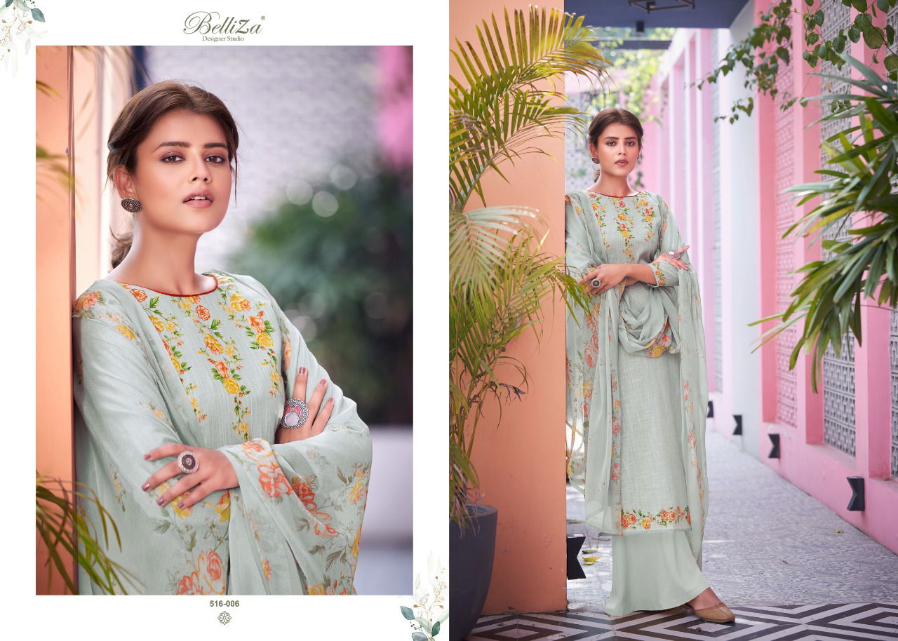 Belliza Helix Latest Fancy Regular Wear Digital Printed Designer Pure Cotton Dress Material Collection