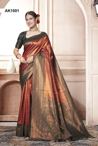 Akansha By 3 Of Kanjivaram Silk Occasion Wear Sarees Wholesale In India