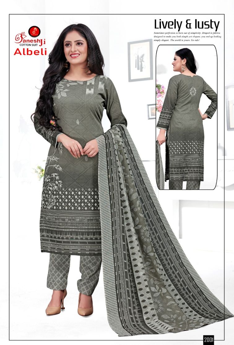 Ganeshji Albeli 2 New Latest Regular Wear Cotton Printed Dress Material Collection