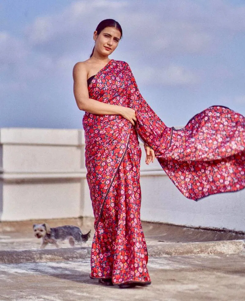 Sf Sizzler 4 Party Wear Satin Digital Printed Saree Wholesale Price In Surat