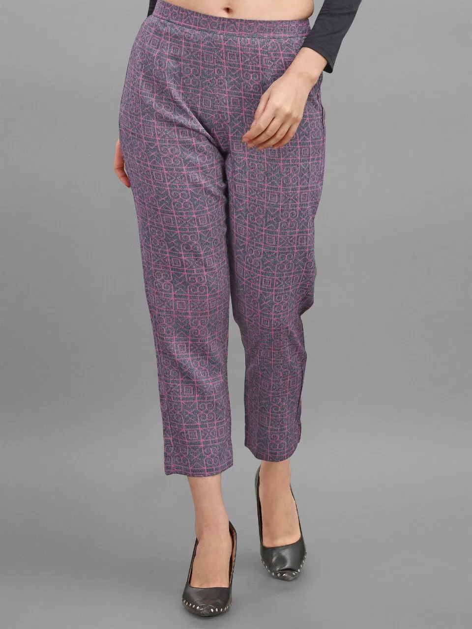 Pent 1 Latest fancy Designer Regular Wear Printed Cotton Western Collection
