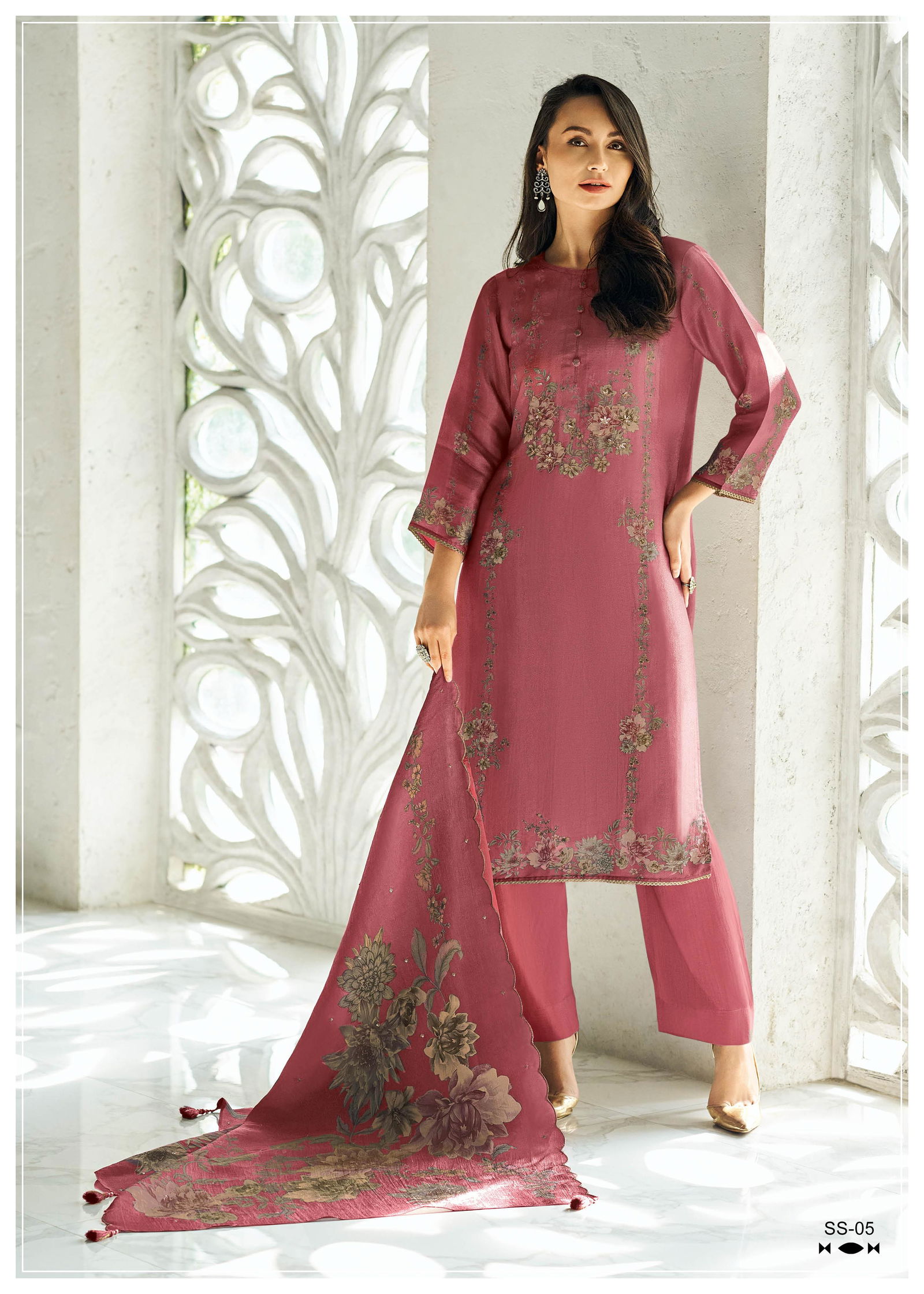 Shirish By Varsha Viscose Muslin Printed Salwar Suits Wholesale In India