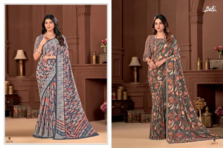 Cherish Vol 2 By Bela Fashion Weightless Stylish Saree Wholesale Market In Surat