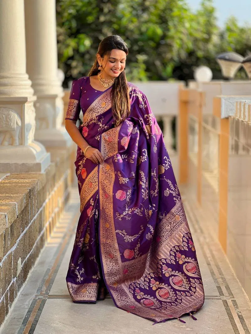 Nx Banarasi 2 Festive Wear Banarasi Silk Saree Wholesale Suppliers In Mumbai