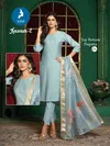 Kusum 2 By Kaya Vatican Silk Kurti With Bottom Dupatta Exporters In India
