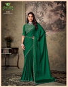 Gucci By Sanskar Chiffon Attractive Look Saree With Stitch Blouse Wholesale In India