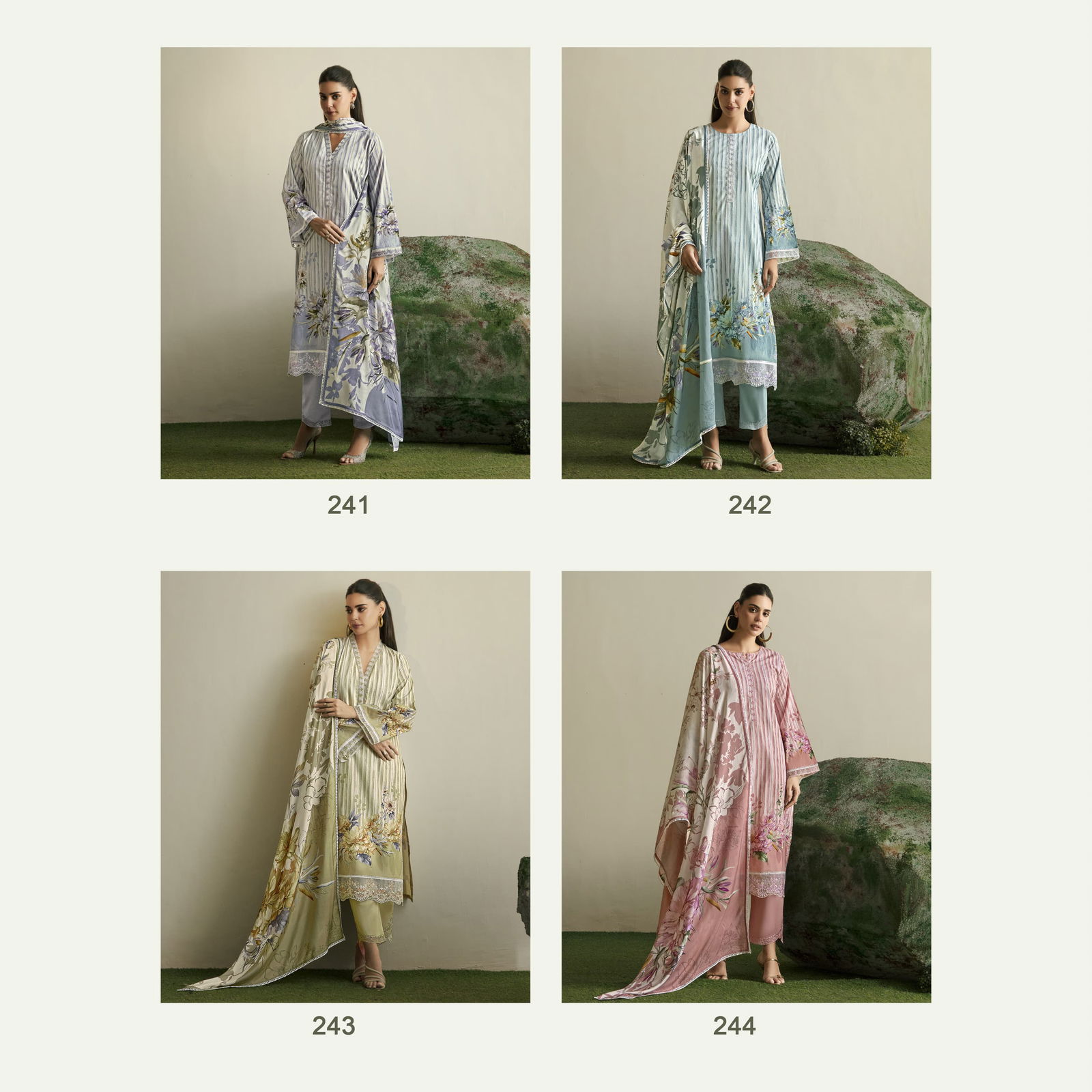 Flora Vol 17 By Kimora Sohani Lawn Printed Salwar Suits Surat Wholesale Market