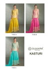 Kasturi By Gulkayra Simar Silk Embroidery Surat Lehnega Choli Wholeslae Market