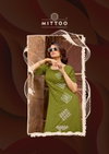 Baawri By Mittoo Rayon Threadwork Kurti With Bottom Wholesale Online