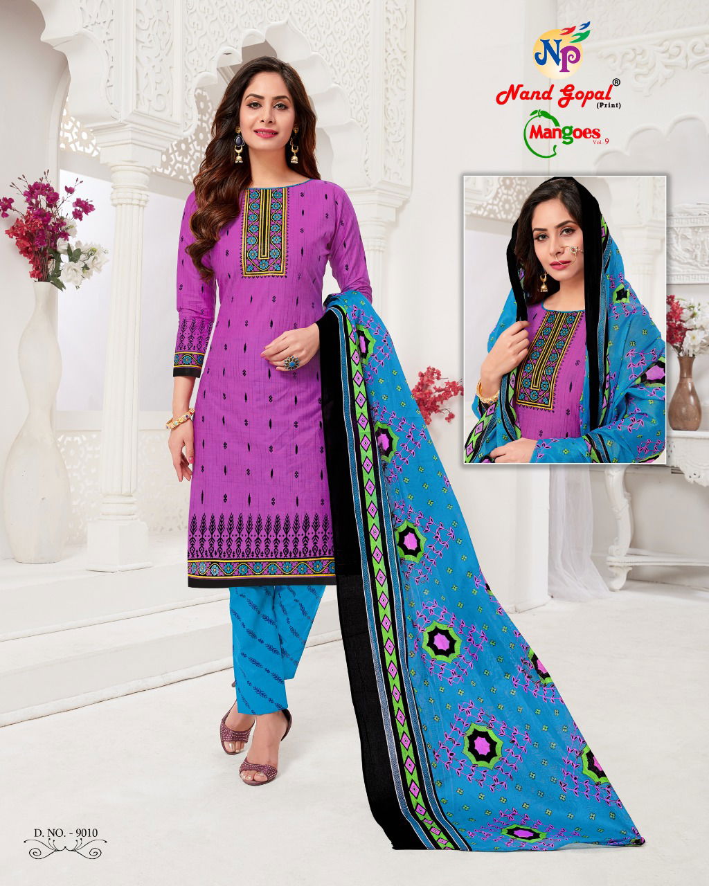 Nand Gopal Mangoes 9 Latest Pure Cotton Full Printed Designer Dress Material Collection 