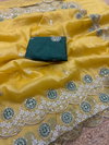 Vt 812 T Gold Crush Embroidery Worked Designer Saree Online Wholesale