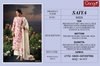 Saiya 3221 By Ganga Organza Silk Designer Salwar Suits Orders In India