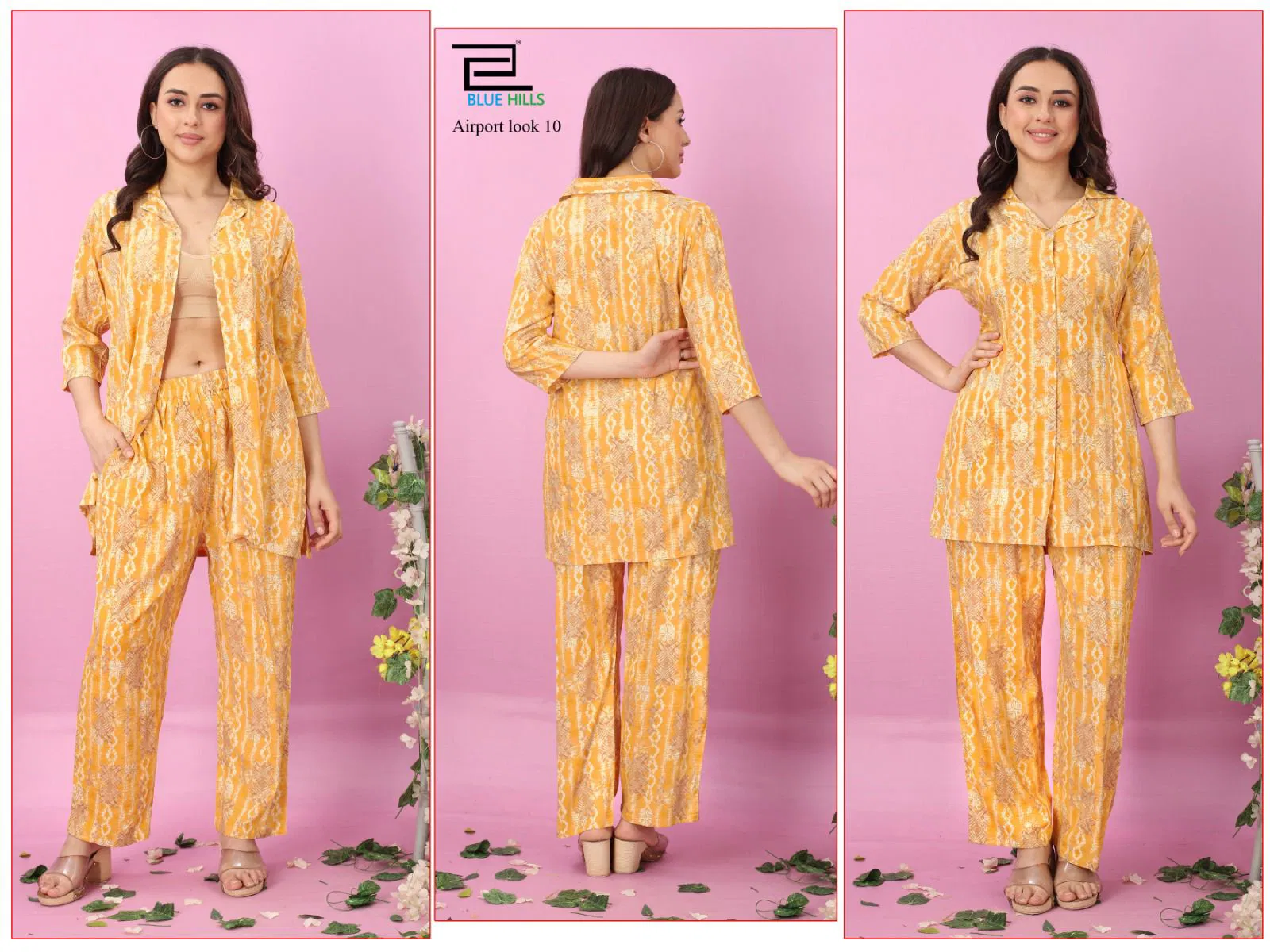 Airport Vol 10 By Blue Hills Printed Cord Set Catalog