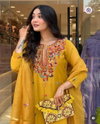 KF 1009 Kalaai Mul Chanderi Kurti With Bottom Dupatta Orders In India