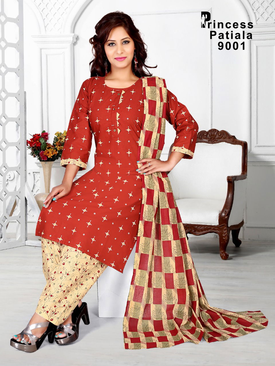 Pricness Patiyala 3 Designer Regular Wear Cotton Printed Ready Made Collection
