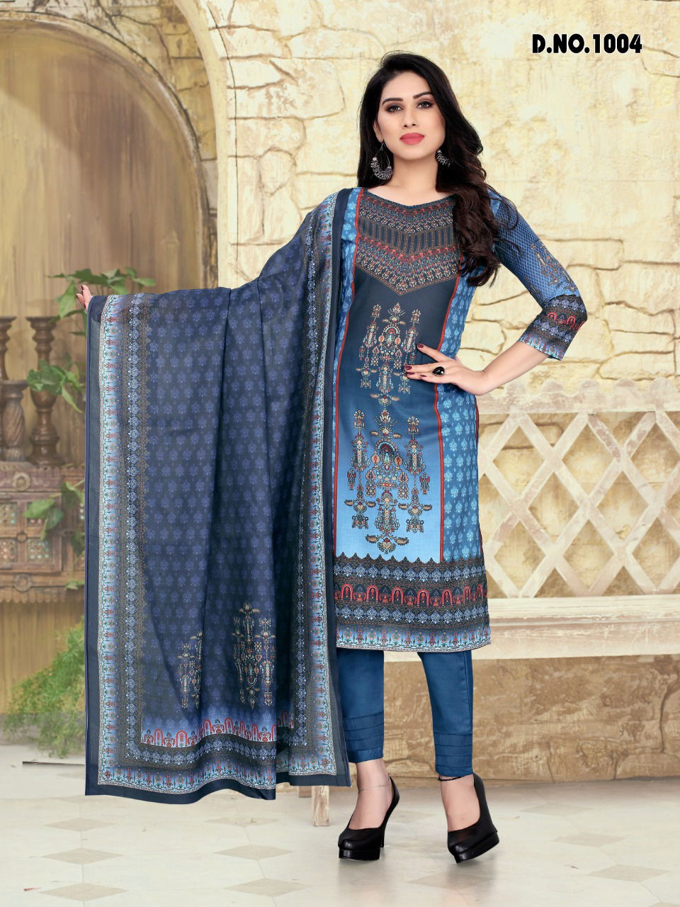 Naaz 1 Beautiful Designer Casual Daily Wear Printed Cotton Dress Material Collection
