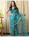 VK4054 Digital Print Orgenza Silk Saree Wholesale Market In Surat With Price