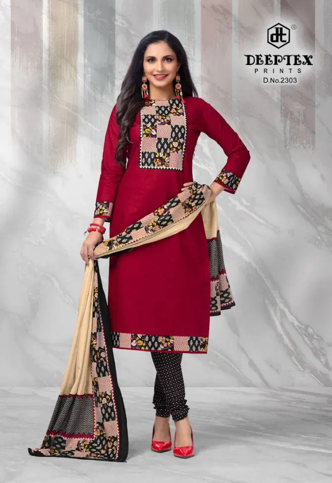 Deeptex Chief Guest 23 Fancy Regular Wear Printed Cotton Dress Material Collection