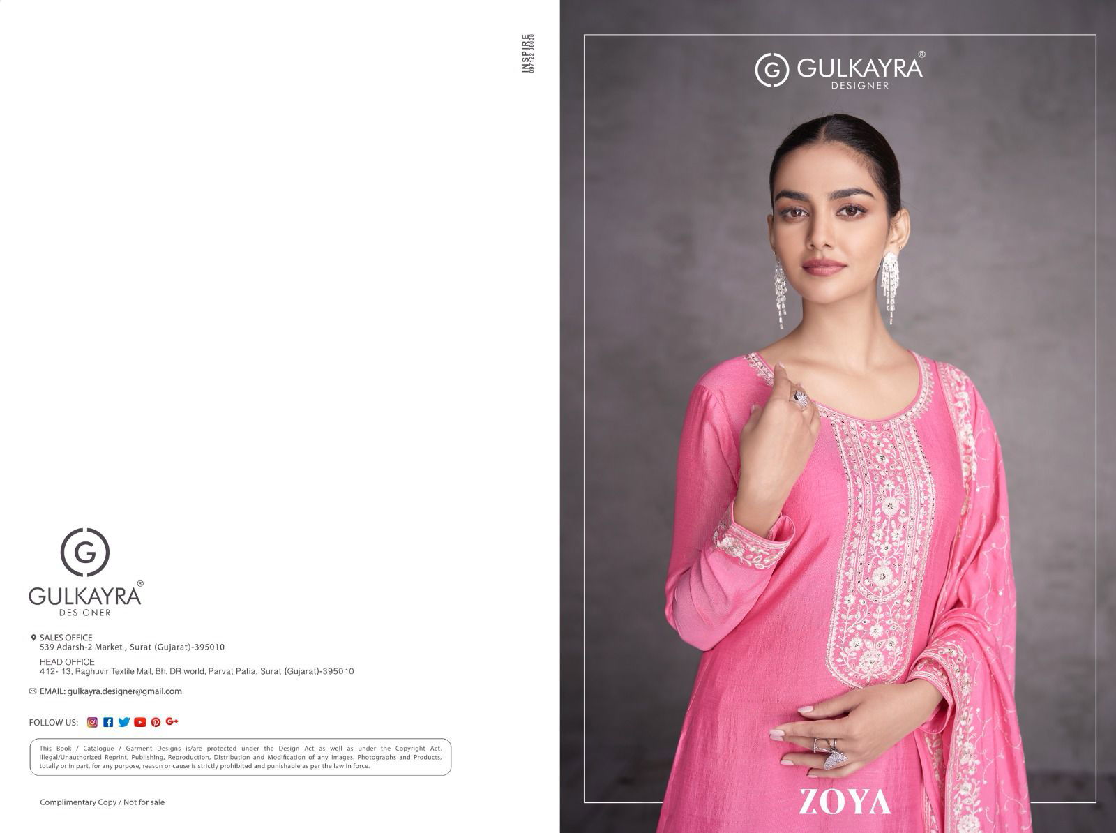 Zoya By Gulkayra Silk Designer Salwar Kameez Catalog