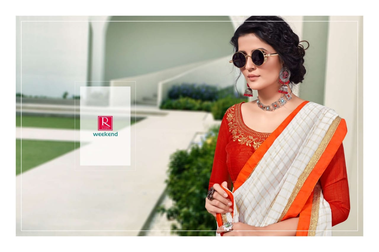 Ranjna Weekend Exclusive Designer Festive Wear Saree Collection 