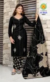 All Black Vol 34 By Jt Rayon Ladies Dress Material Wholesale Market In Surat
