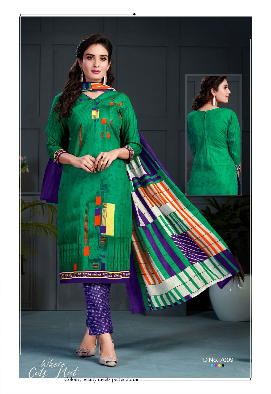 SC Laadki vol 7 Latest Designer Casual Wear Cotton Printed Dress Material Collection 