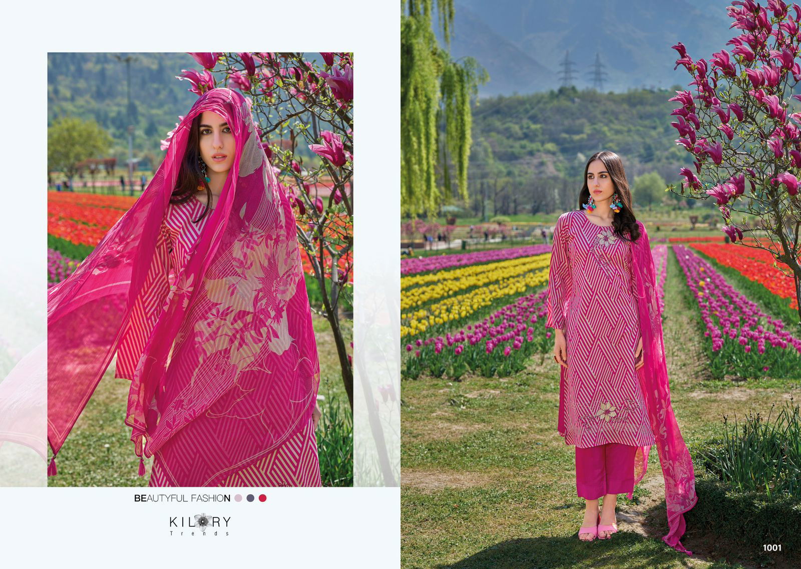 Elnaz Vol 2 By Kilory Embroidery Pure Lwan Cotton Salwar Kameez Wholesale In Delhi