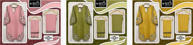 Safa Fashion Fab 1331 Tunic Pakistani Ready Made Suit Wholesalers In Delhi