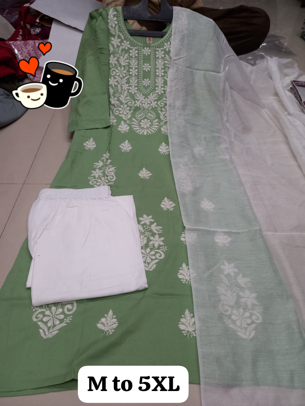 Virat Embroidery Work Kurti With Bottom Dupatta Catalog