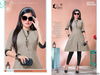 Kinti Blue Berry Latest Designer Handloom Short Kurti With Side Pocket Collection
