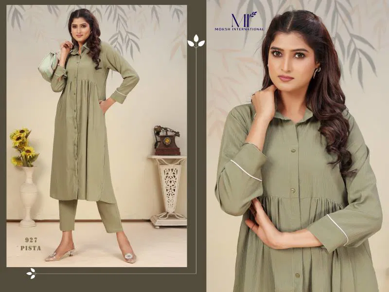 Ice Vol 2 By Moksh Rinkal Cotton Kurti With Bottom Wholesalers In Delhi