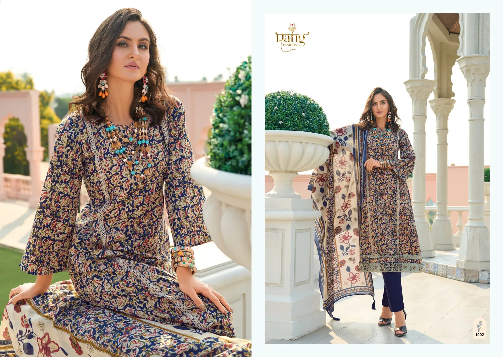Heerva By Rang Lawn Cambric Printed Salwar Kameez Exporters In India