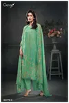 Jessalyn 2779 By Ganga Bemberg Silk Printed Embroidery Salwar Suit Exporters In India