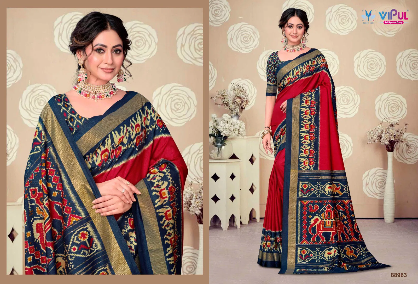 Sentosa Silk By Vipul Soft Silk Occasion Wear Saree Exporters In India