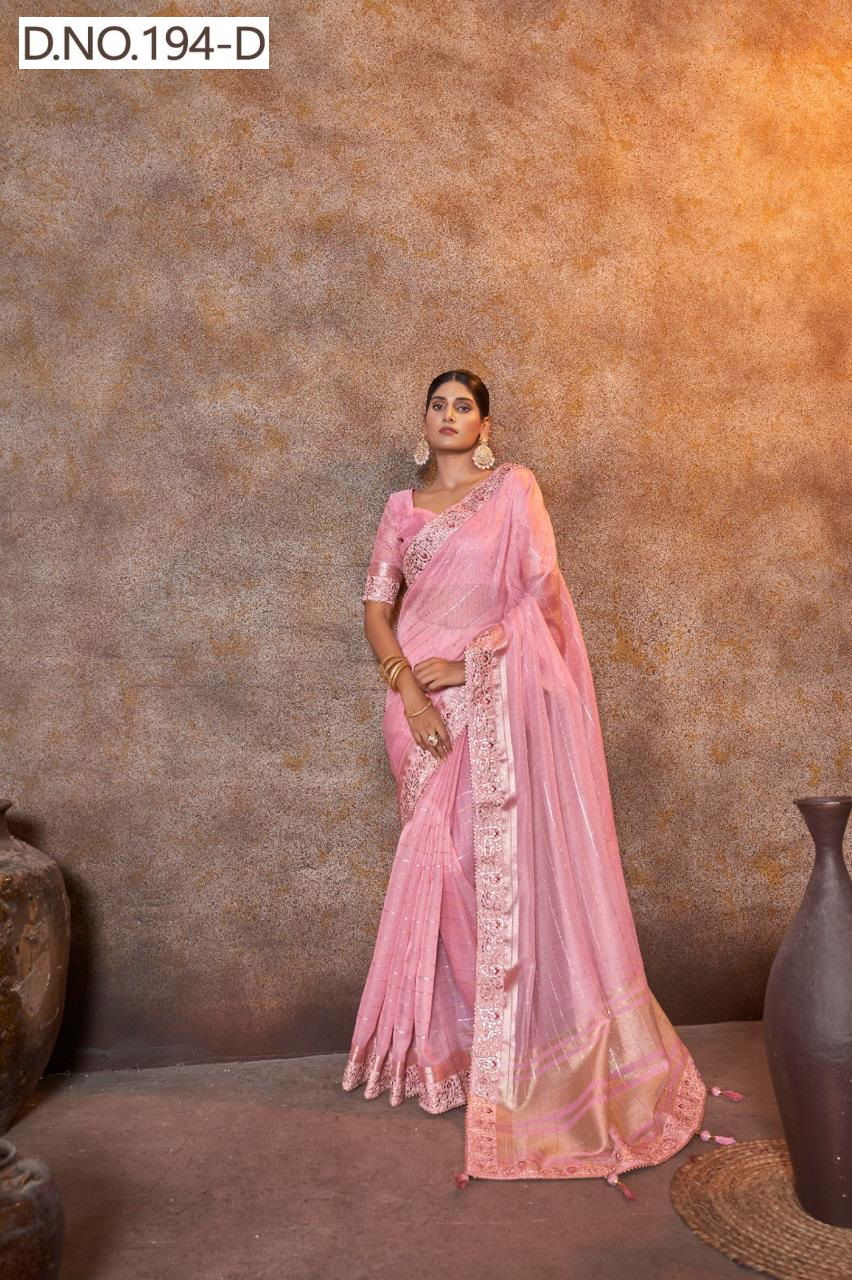 Sumitra 194 A To 194 H Top Dayed Sequins Lining Wholesale Price In Surat