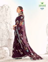 Shambhavi 41001-41012 By Sanskar Digital Floral Print Fancy Chiffon Sarees Suppliers In India