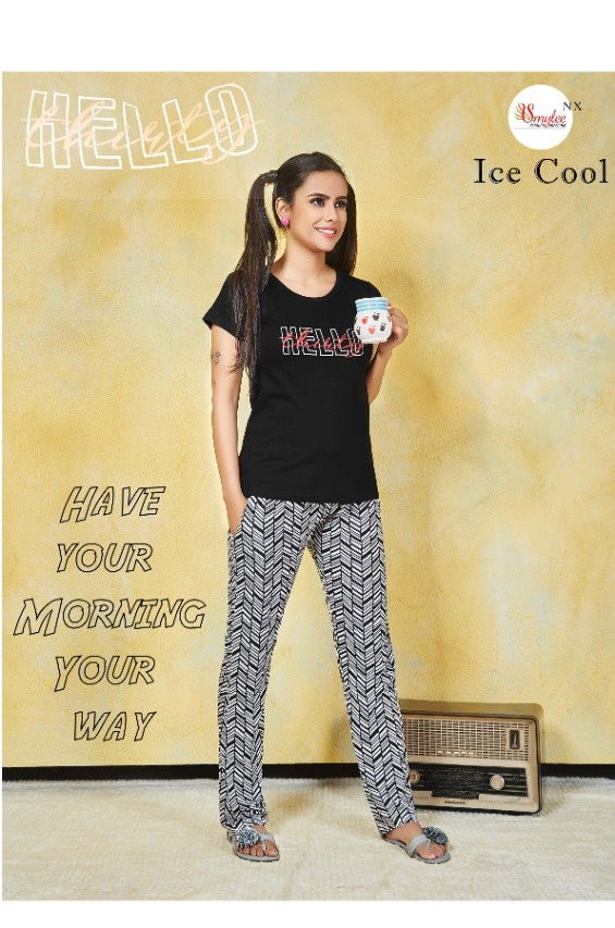 Smylee Ice Cool Stylish Printed Night Pant Collection 
