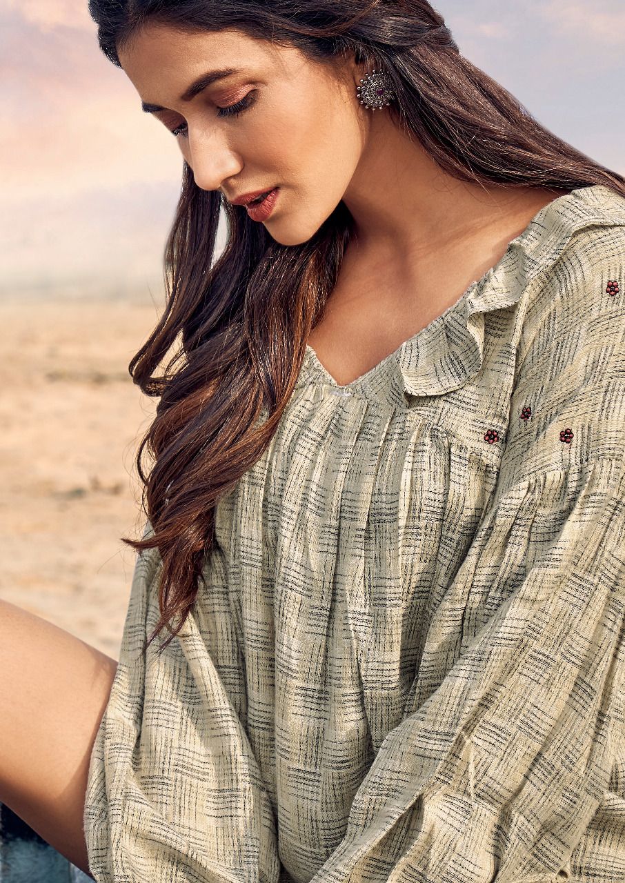 Riya Cruze New Designer Ethnic Wear Western Top Collection