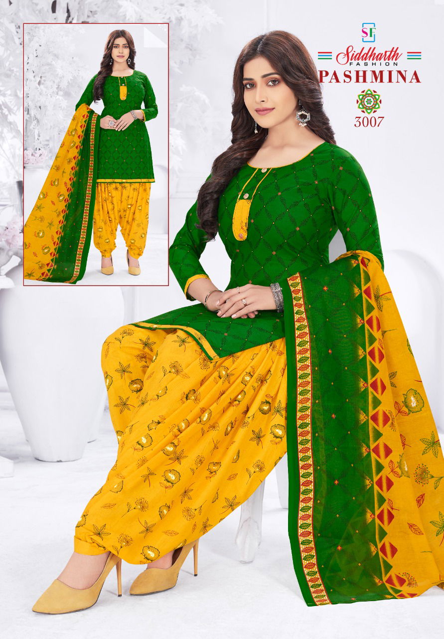 Siddharth Pashmina 3 Ready Made Cotton Printed Casual Daily Wear Dress Collection