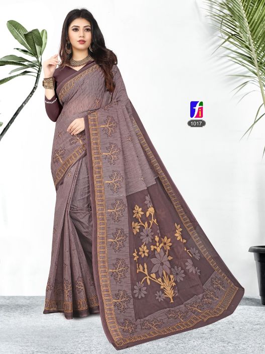 Ganesha Rashami New Collection Of Printed Pure Cotton Daily Wear Cotton Sarees Collection
