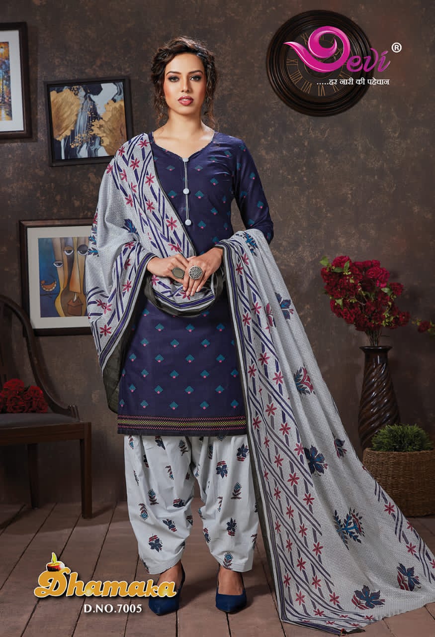 Devi Dhamaka 7 Latest Fancy Designer Regular Casual Wear Printed Pure Cotton Collection
