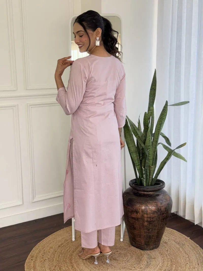 Cct 102 Cotton Embroidered Fancy Kurti Bottom With Dupatta Wholesale Market Surat