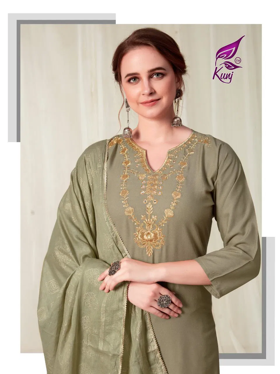 Kunj Kainaat Vol 01 Latest Exclusive Festive Wear Designer Ready Made Plazzo Suit Collection 