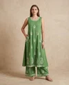K 1055 By Naisha Rayon Embroidery Kurti With Bottom

